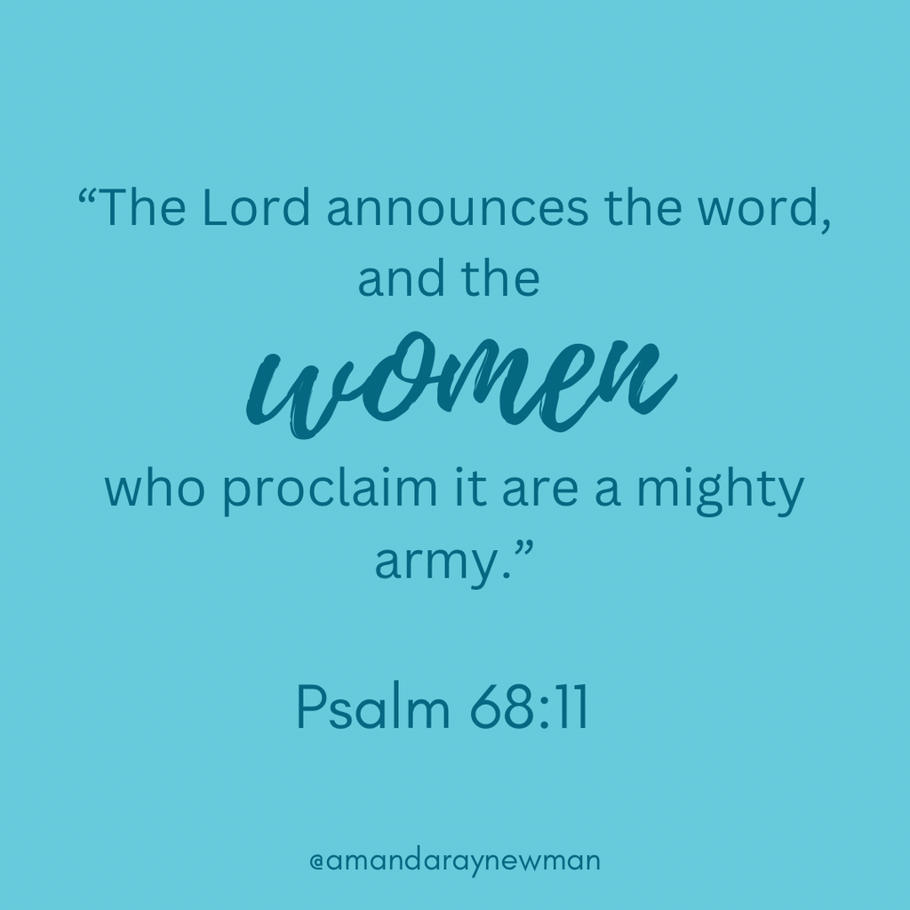 Hey Girls, God's got a Really Important Job for You