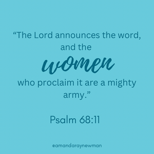 Hey Girls, God's got a Really Important Job for You