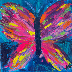 Bold Butterfly 8"x8"