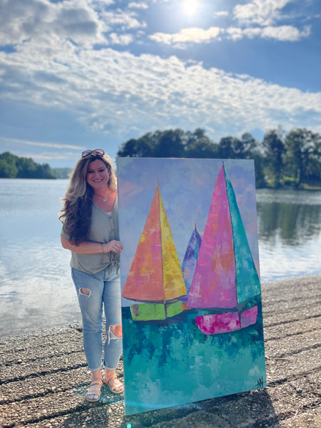 Let's Sail Away 39”x63”