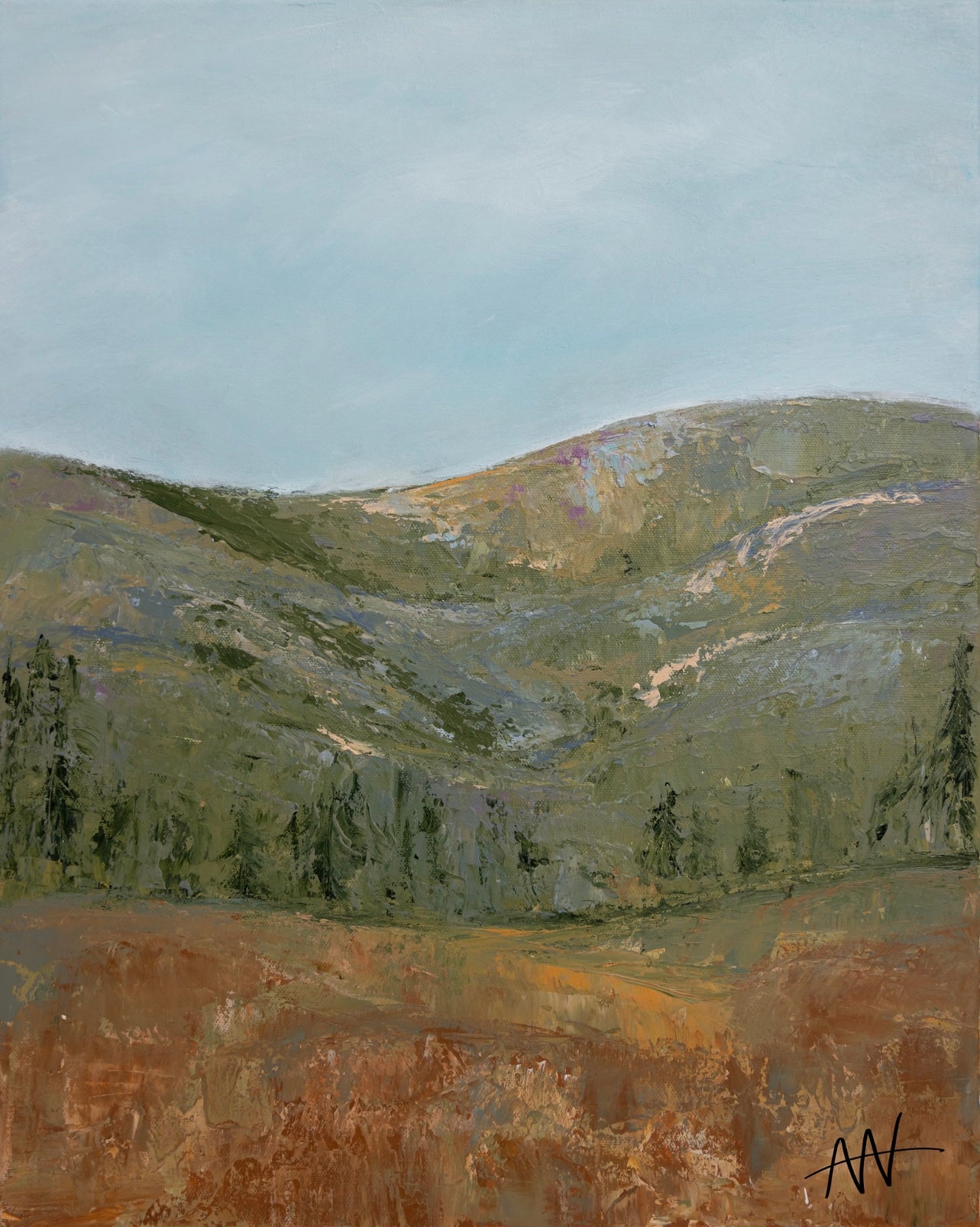 A Thousand Hills View 18”x24”