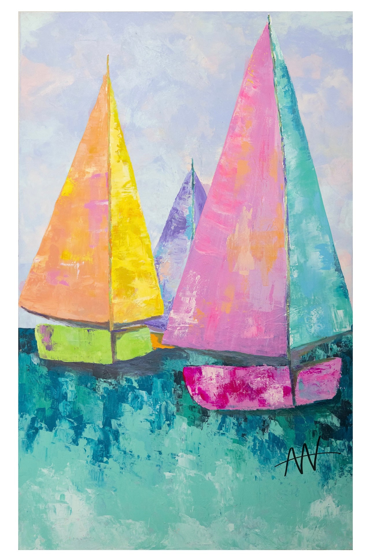 Let's Sail Away 39”x63”
